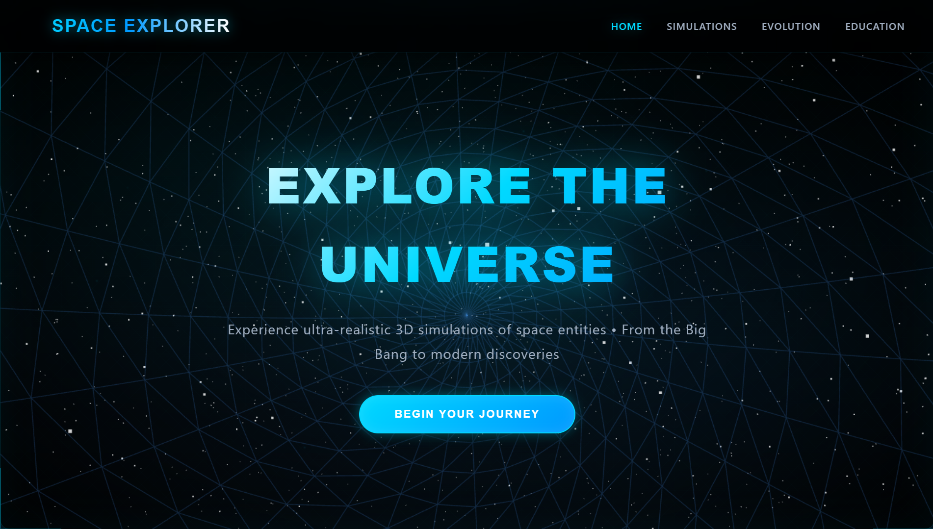 SpaceXplora - 3D Space Simulation